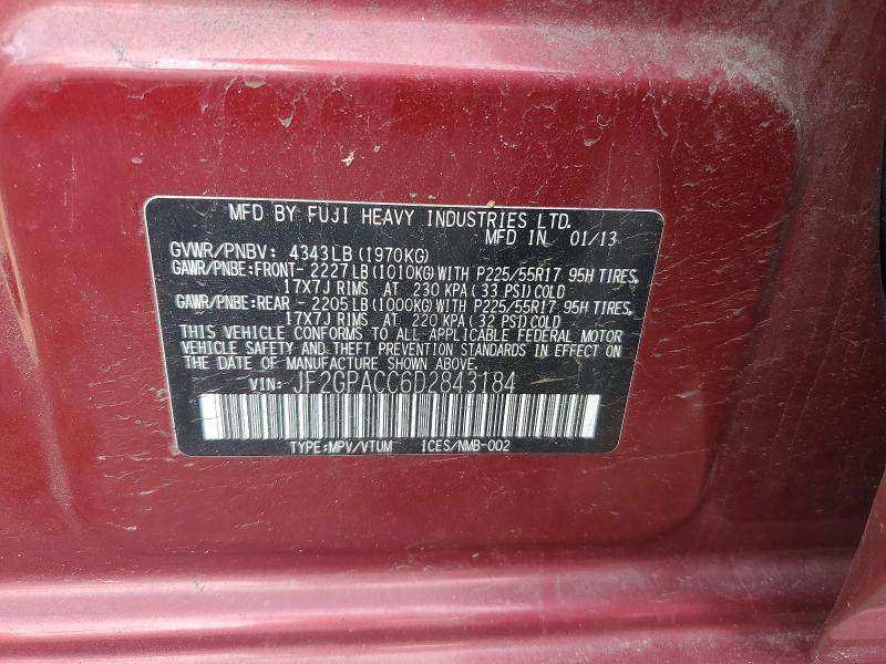 2013 Subaru Xv Crosstrek 2.0 Premium