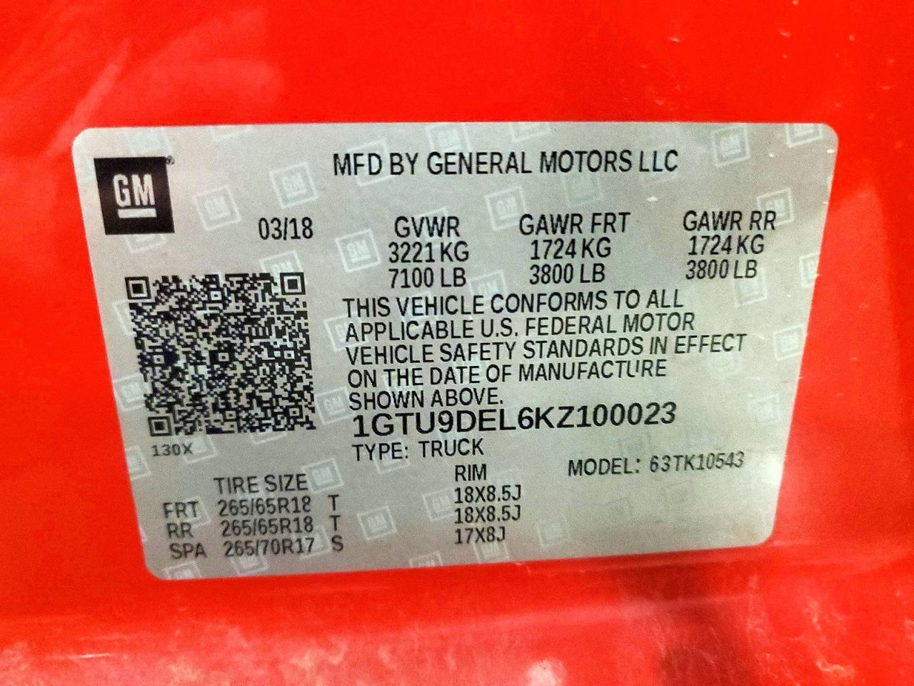 2019 GMC Sierra K1500 SLT