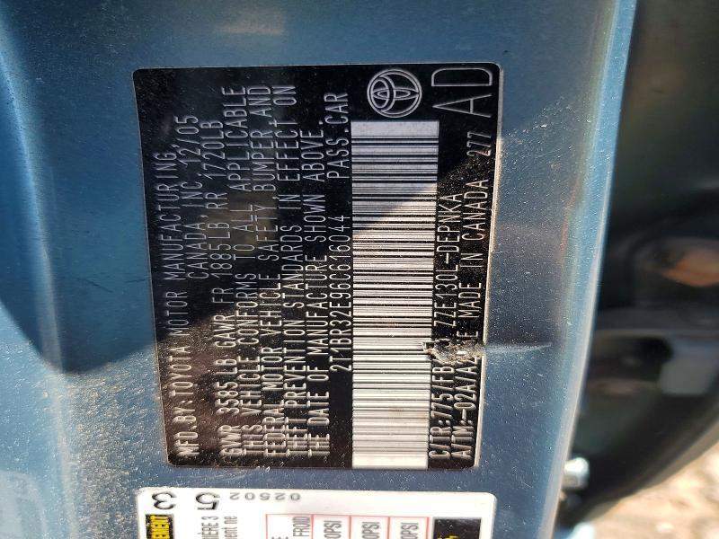 2006 Toyota Corolla le