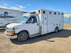 Salvage trucks for sale at Rocky View County, AB auction: 2015 Chev Express G3500