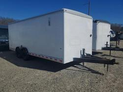 Salvage trucks for sale at Glassboro, NJ auction: 2011 Wells Cargo EW2024-B Enclosed Cargo Trailer