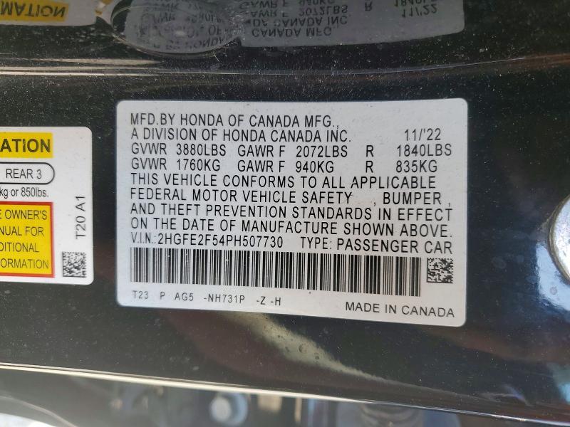 2023 Honda Civic Sport