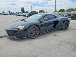 Mclaren Automotive salvage cars for sale: 2015 Mclaren Automotive 650s Spider