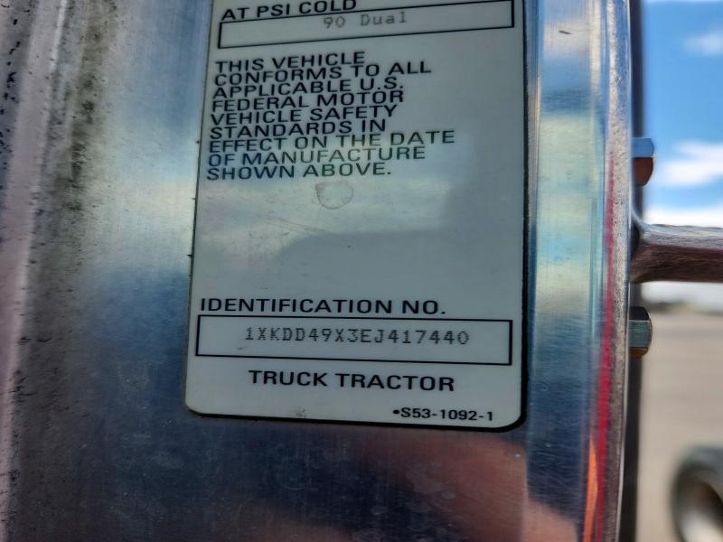 2014 Kenworth T800 Semi Truck