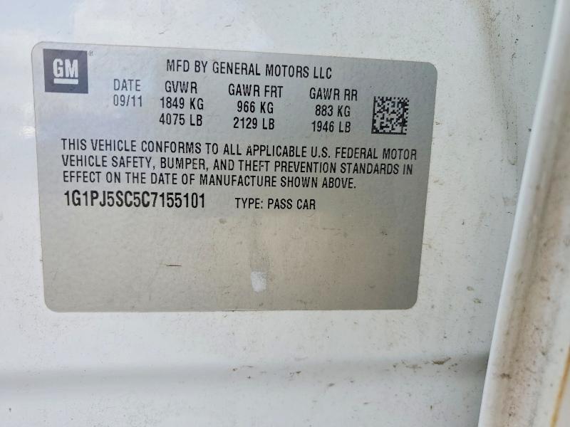 2012 Chevrolet Cruze eco