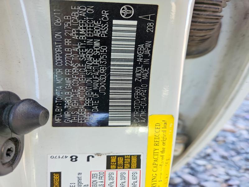 2011 Toyota Prius Three