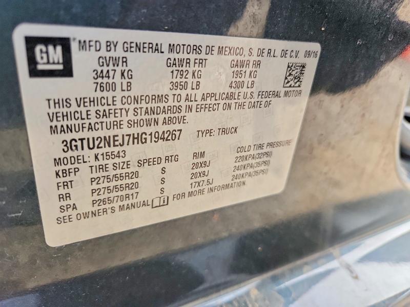 2017 GMC Sierra K1500 SLT