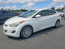 Salvage cars for sale from Copart Fresno, CA: 2011 Hyundai Elantra gls