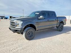 Salvage trucks for sale at Andrews, TX auction: 2015 Ford F150 Supercrew