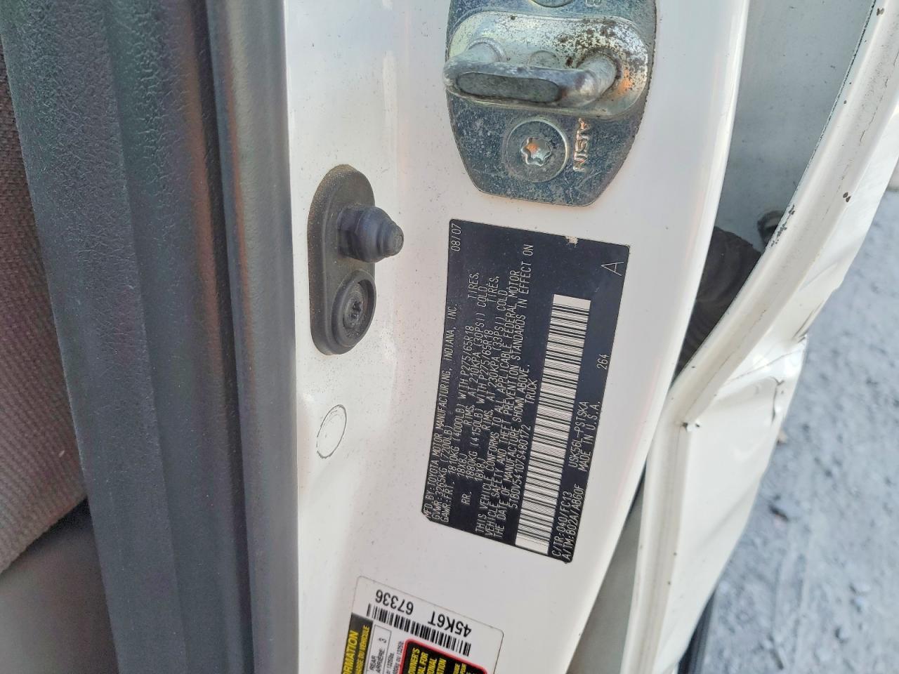 2007 Toyota Tundra Crewmax SR5