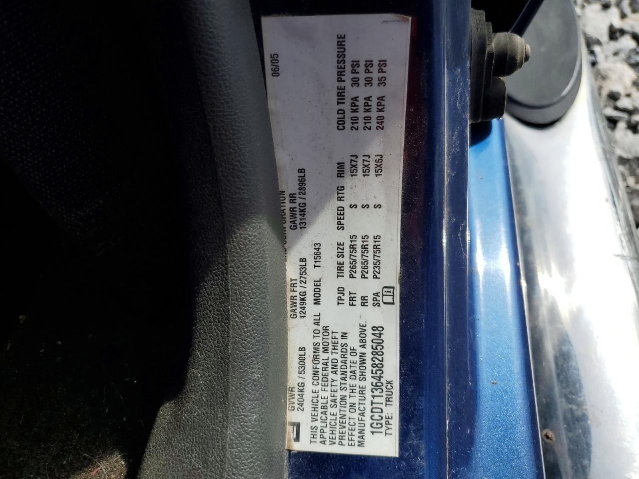 2005 Chev Colorado