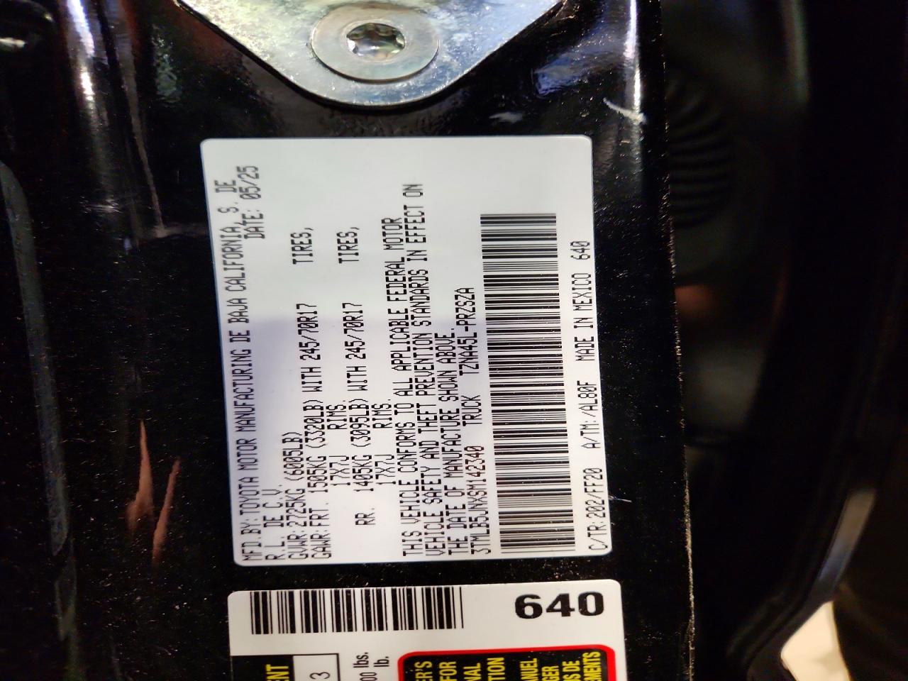 2025 Toyota Tacoma SR5