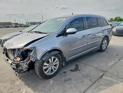 2016 Honda Odyssey exl en venta en Grand Prairie, TX