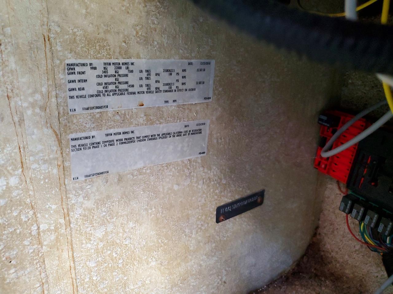 2011 Tiffin ALLEG35QBA