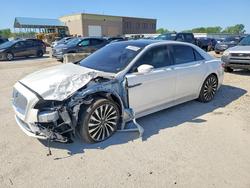 Lincoln Continental salvage cars for sale: 2018 Lincoln Continental Black Label
