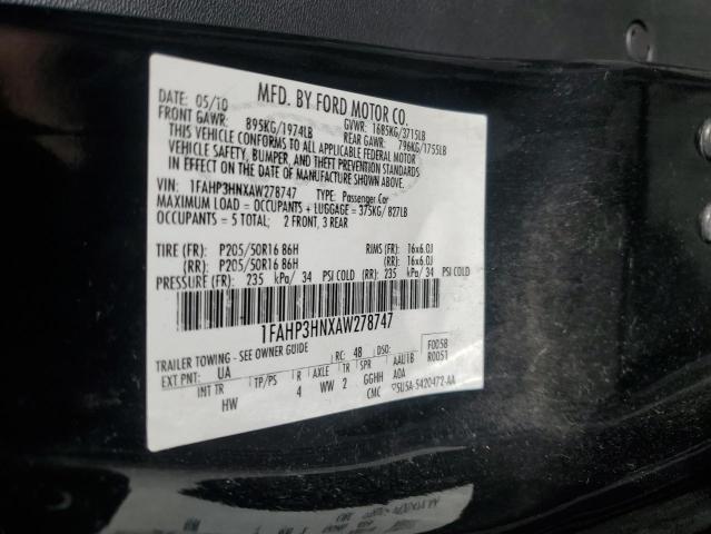 2010 Ford Focus sel