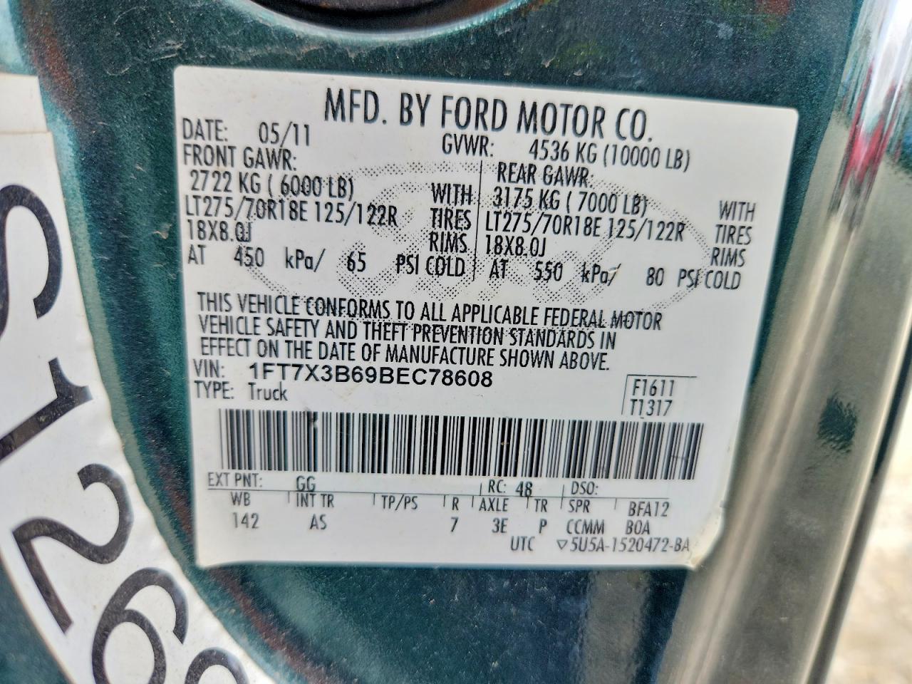 2011 Ford F350 Super Duty