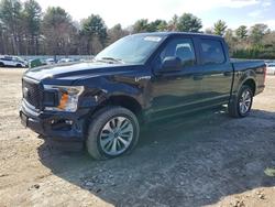 Salvage cars for sale from Copart Mendon, MA: 2018 Ford F150 Supercrew