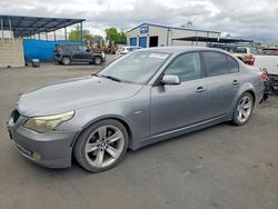 BMW 528 i salvage cars for sale: 2008 BMW 528 i
