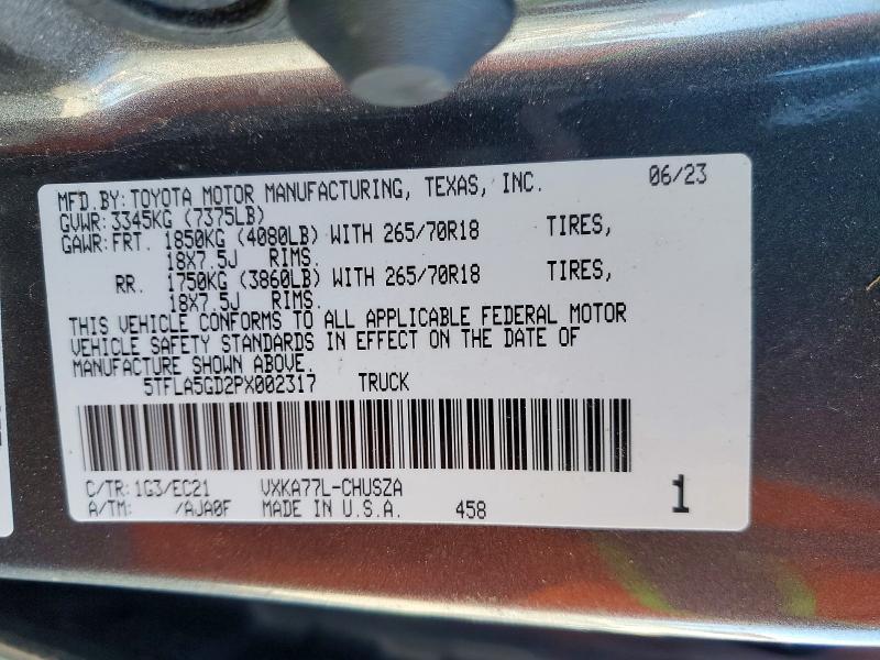 2023 Toyota Tundra SR5