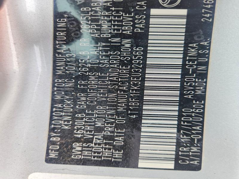 2014 Toyota Camry le