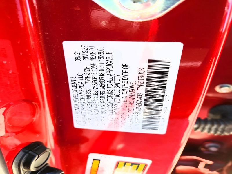 2021 Honda Ridgeline RTL