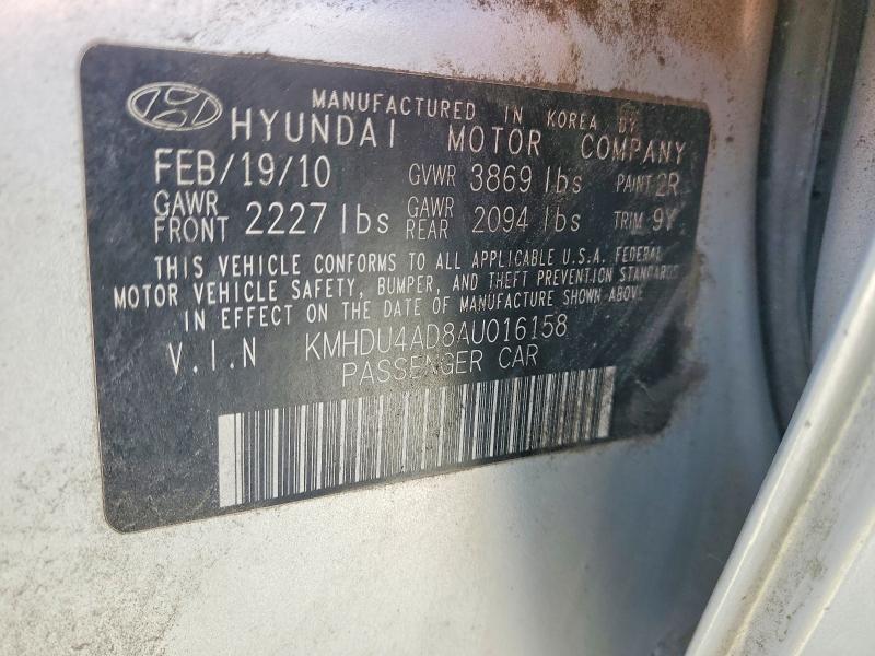 2010 Hyundai Elantra gls