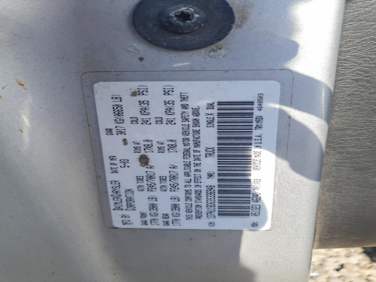 2003 Dodge RAM 1500 ST