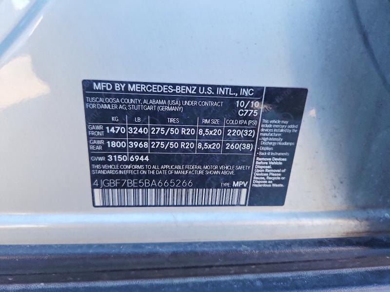 2011 Mercedes-Benz Gl 450 4matic