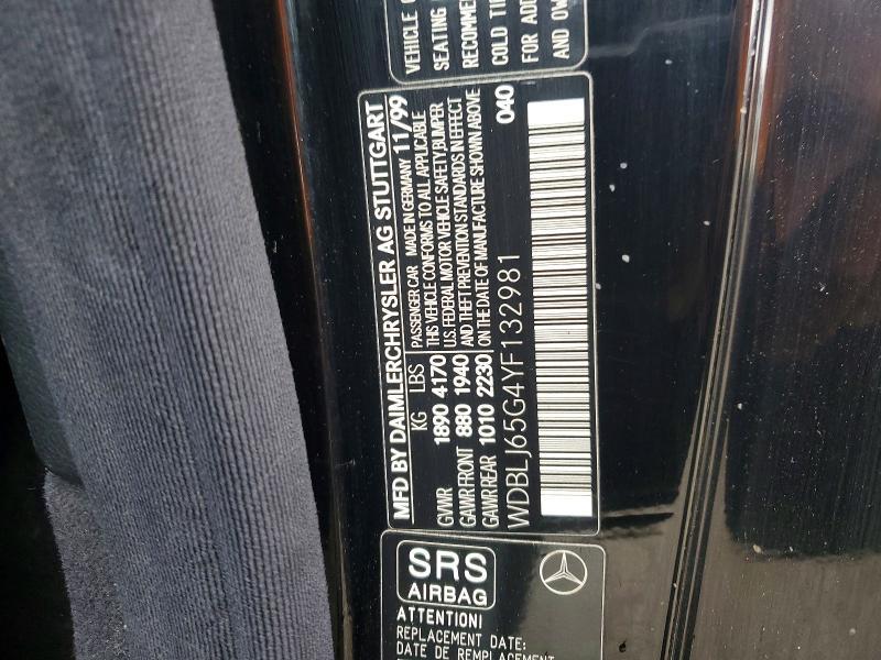 2000 Mercedes-Benz Clk 320