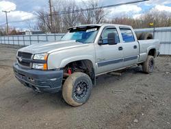 Salvage trucks for sale at New Britain, CT auction: 2003 Chevrolet Silverado K2500 Heavy Duty