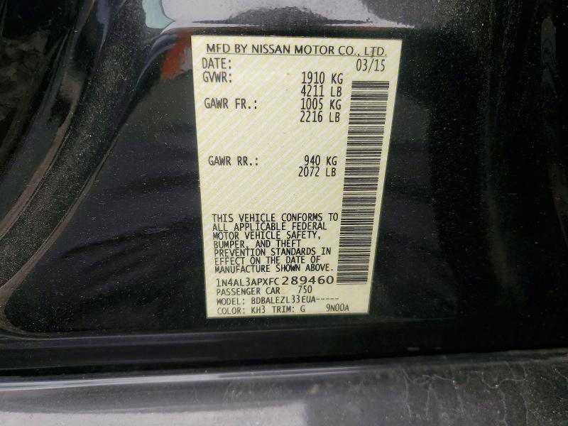 2015 Nissan Altima 2.5