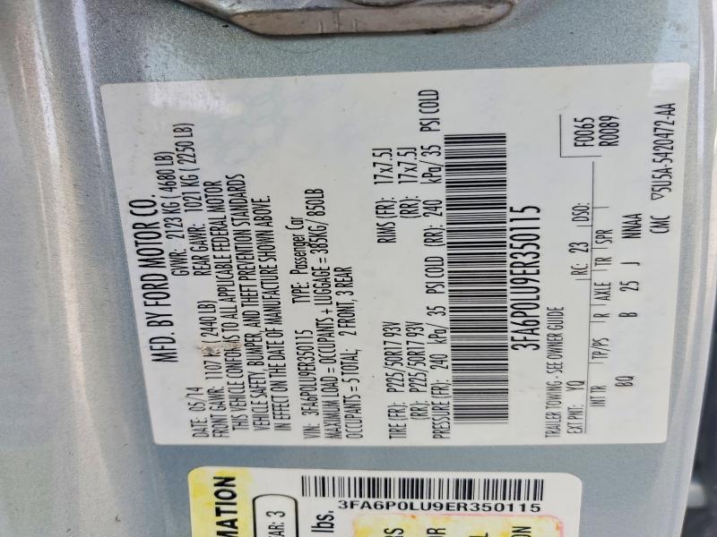 2014 Ford Fusion se Hybrid