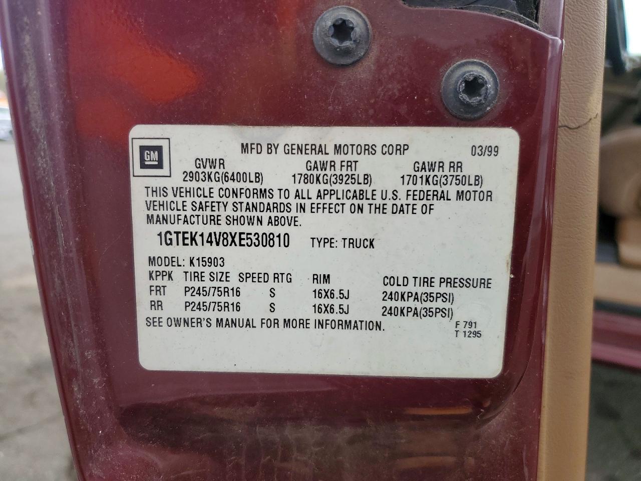1999 GMC Sierra 1500