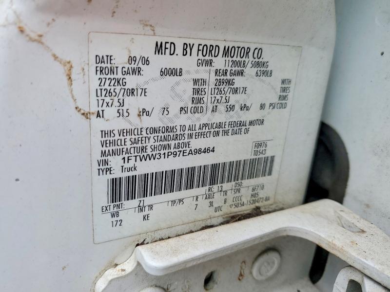 2007 Ford F350 SRW Super Duty