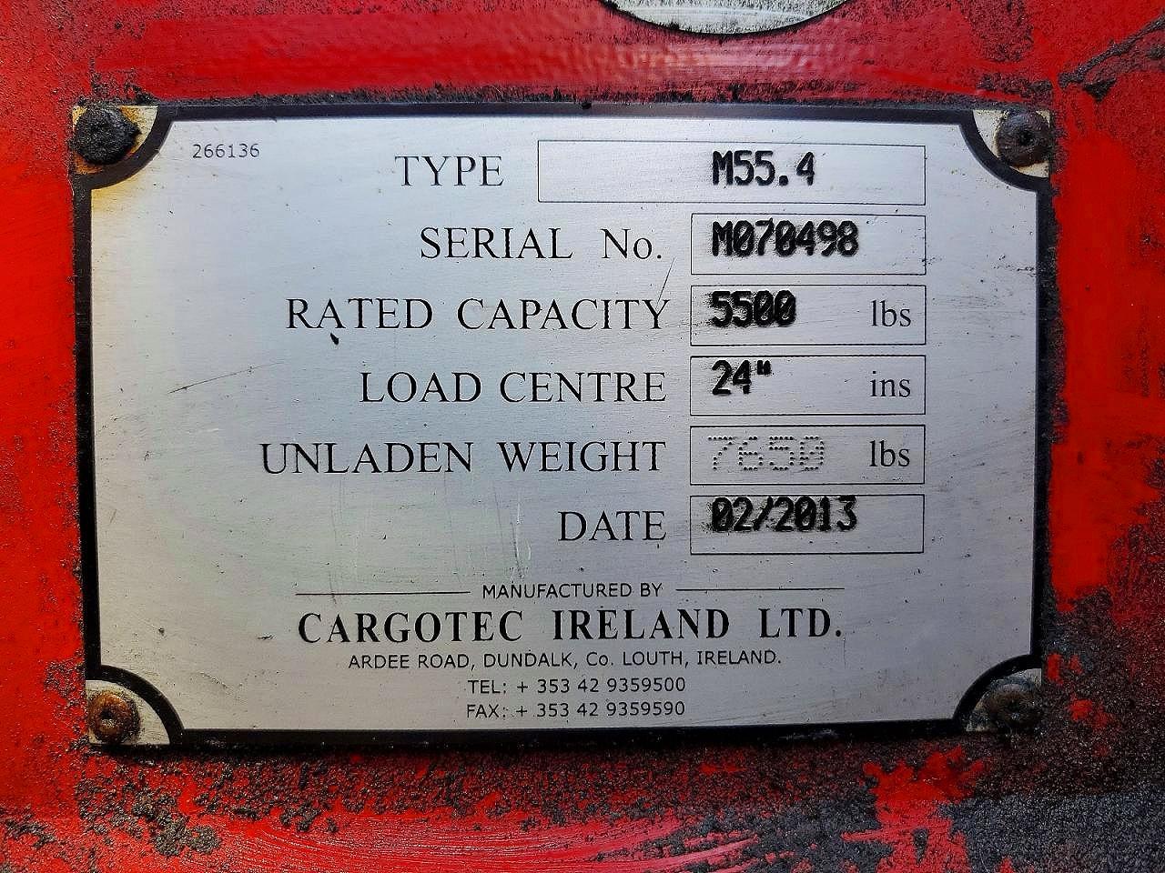 2013 Cargotec Forklift