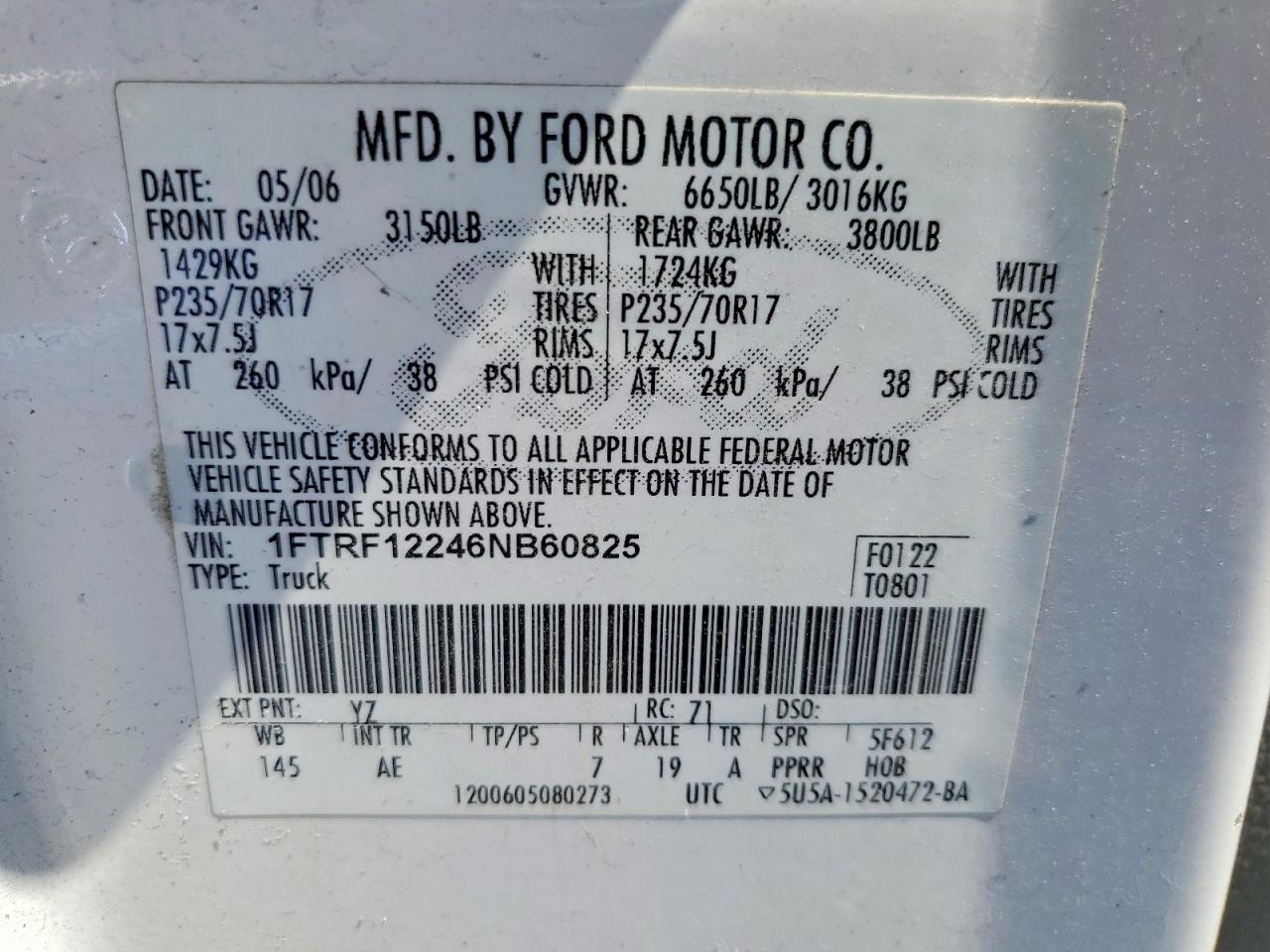 2006 Ford F150