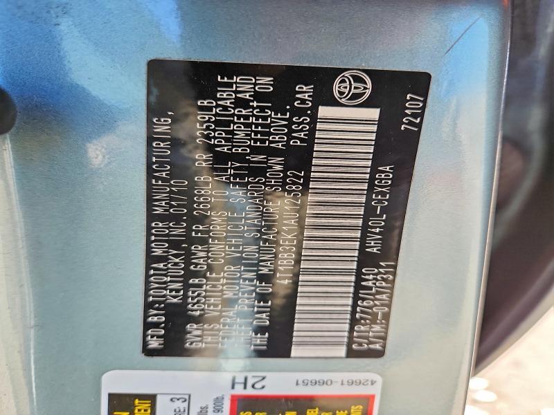 2010 Toyota Camry Hybrid