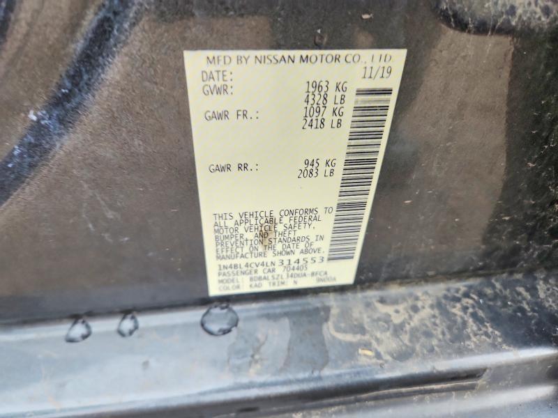 2020 Nissan Altima 2.5 sr