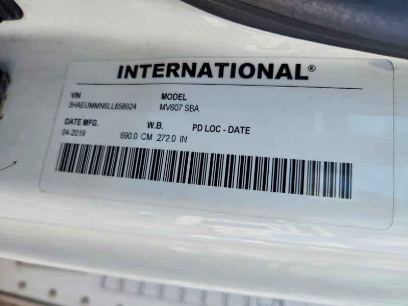 2020 International MV607