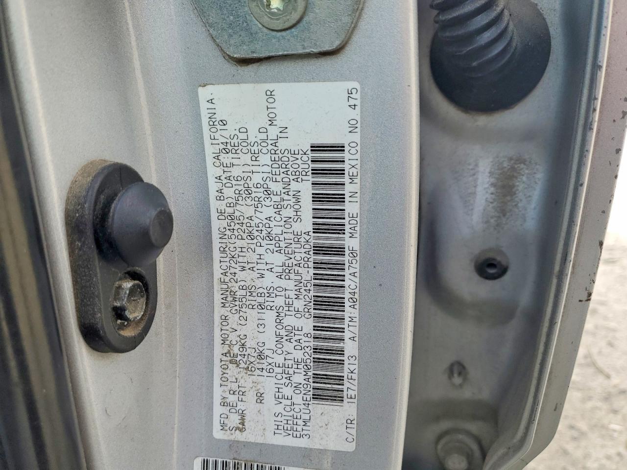 2010 Toyota Tacoma V6