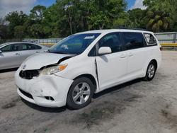 Vehiculos salvage en venta de Copart Fort Pierce, FL: 2017 Toyota Sienna le 8-passenger