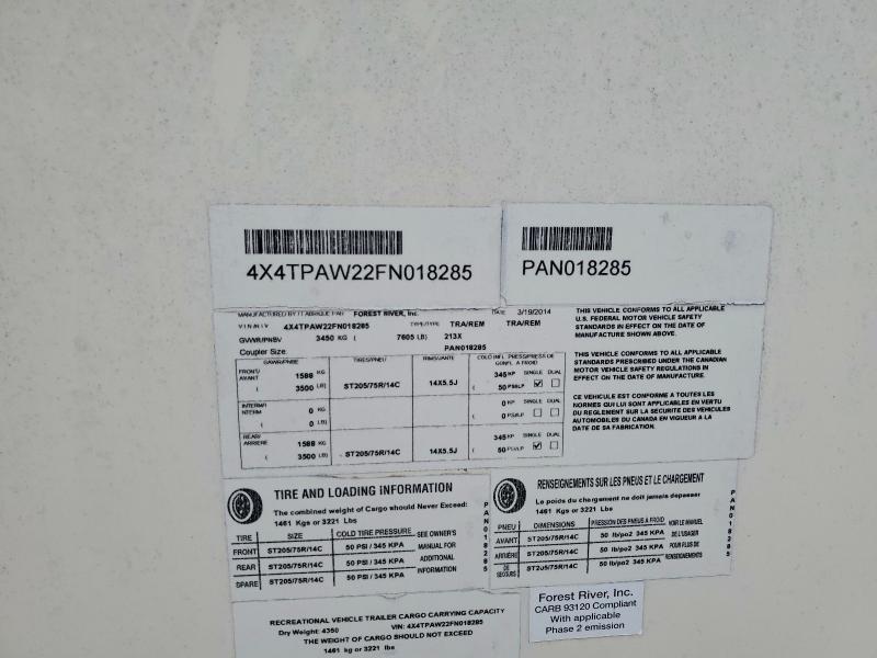 2015 Foresriver 2015 Forest River Solair Camper