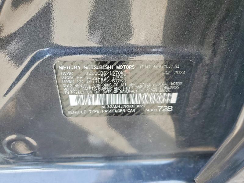 2024 Mitsubishi Mirage es