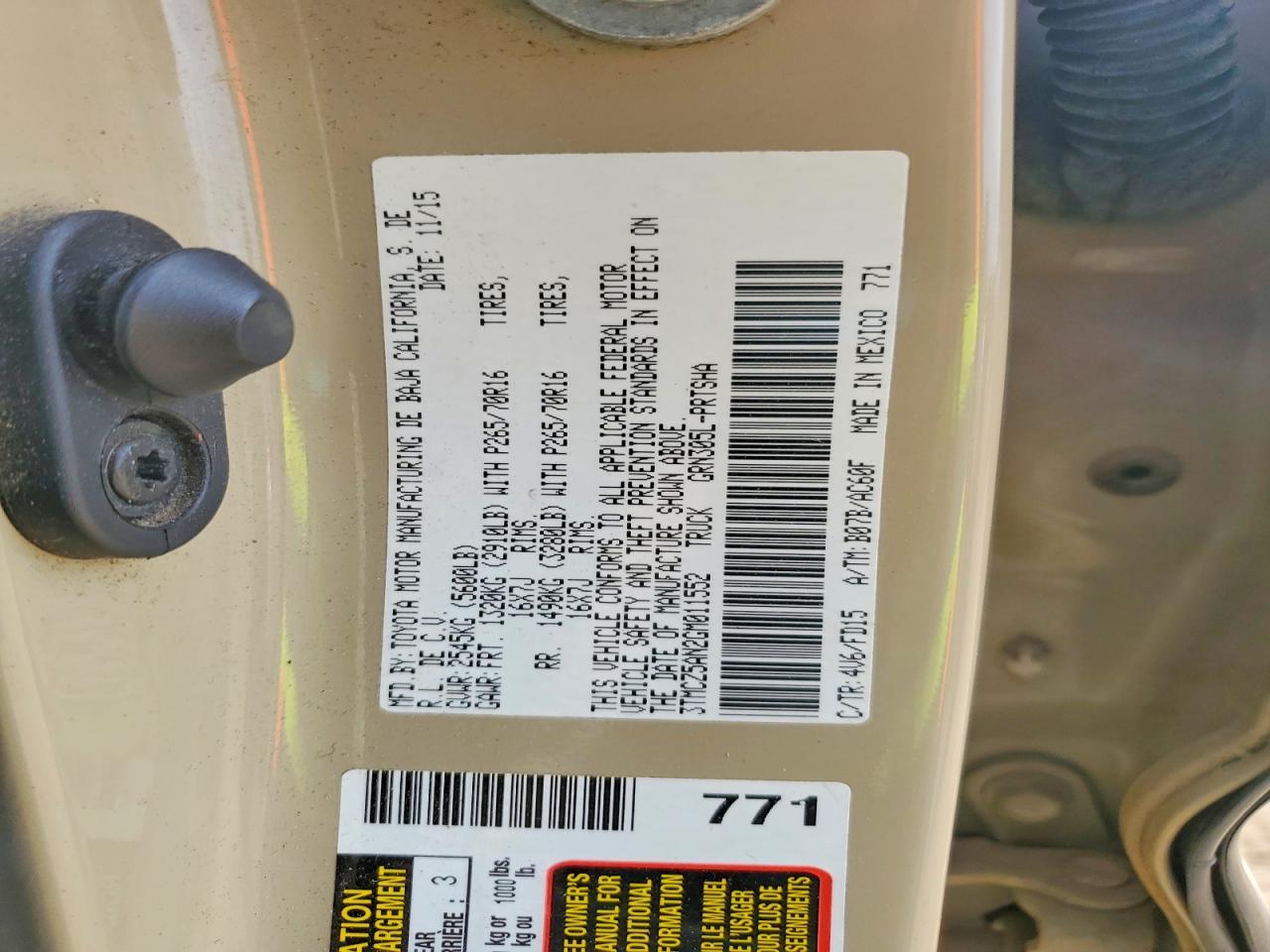 2016 Toyota Tacoma TRD OFF-Road