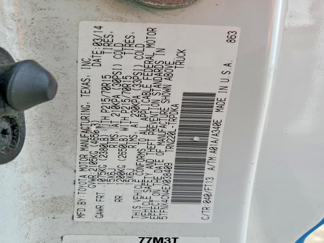 2014 Toyota Tacoma Base