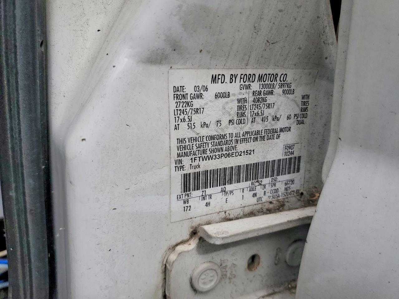 2006 Ford F350 Super Duty