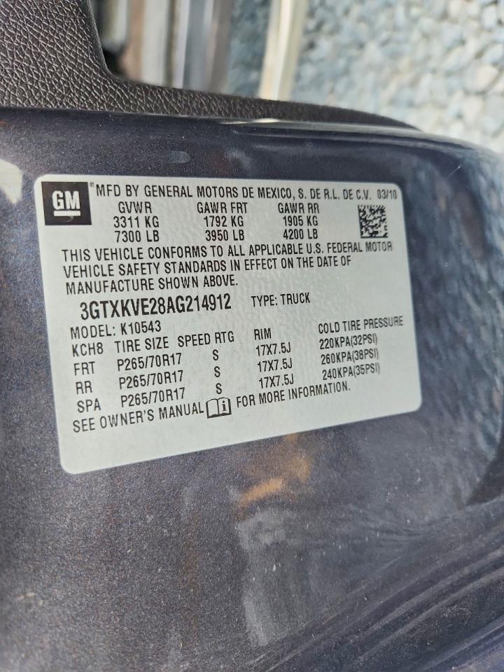 2010 GMC Sierra K1500 SLE