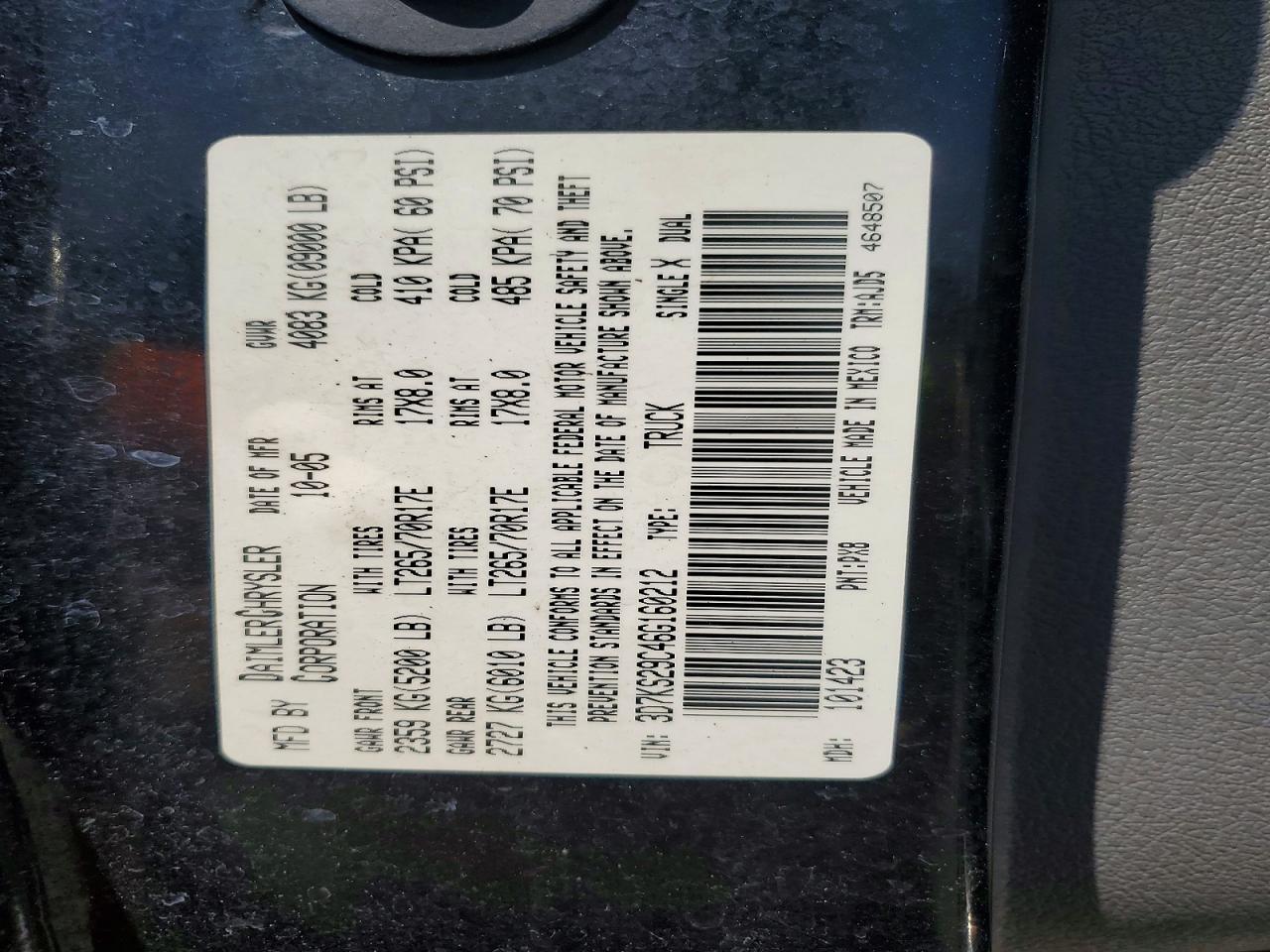 2006 Dodge RAM 2500