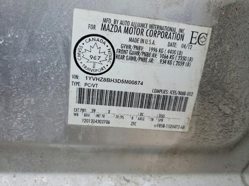 2013 Mazda 6 gs 4DR